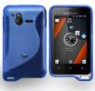 S Line Wave Gel Case Cover For Sony Ericsson Xperia Active St17i Blue